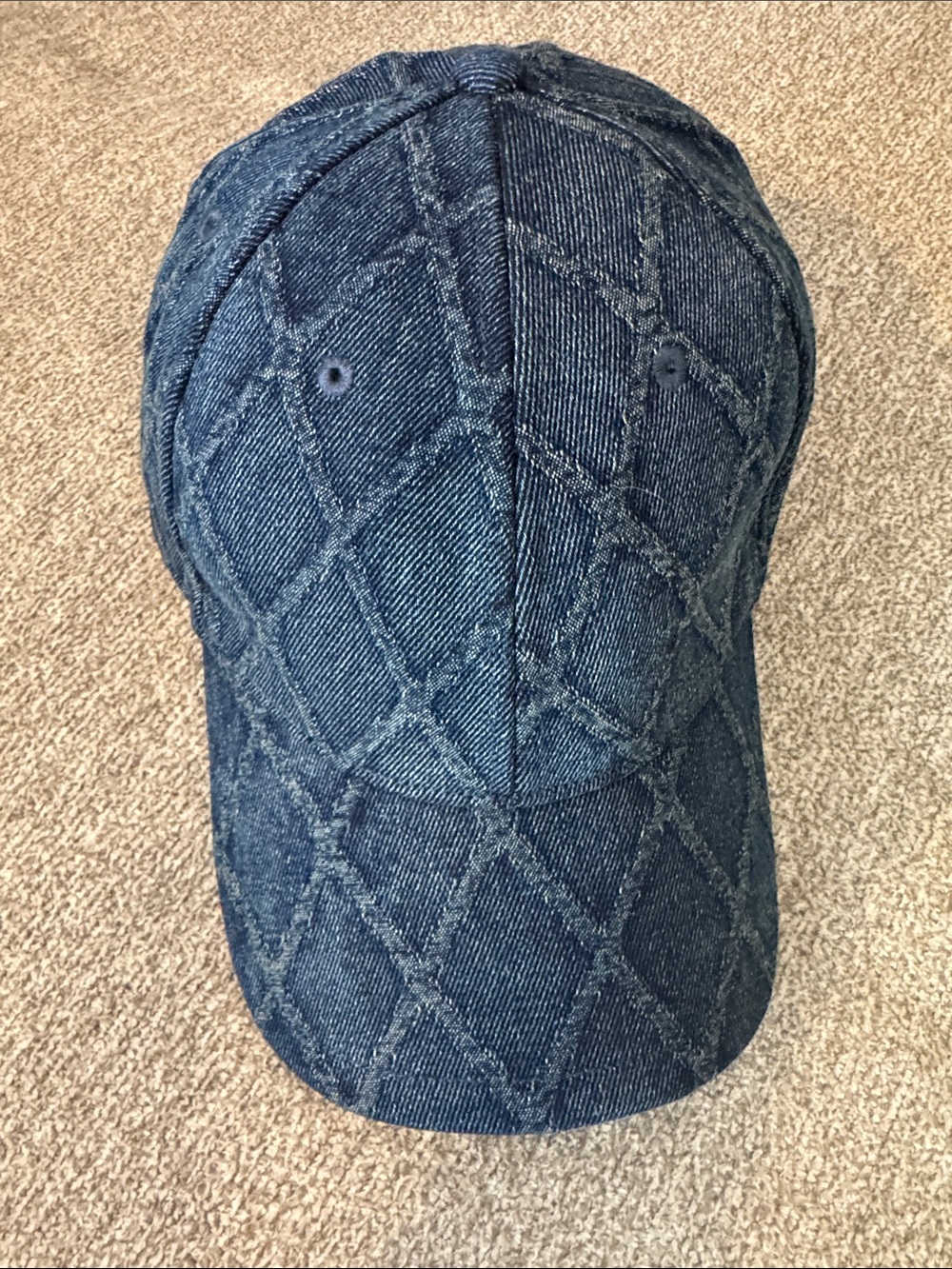 rag & bone Katrina Quilted Denim hat unisex